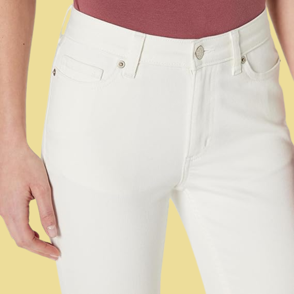 Sophie – Weiße Capri-Jeans