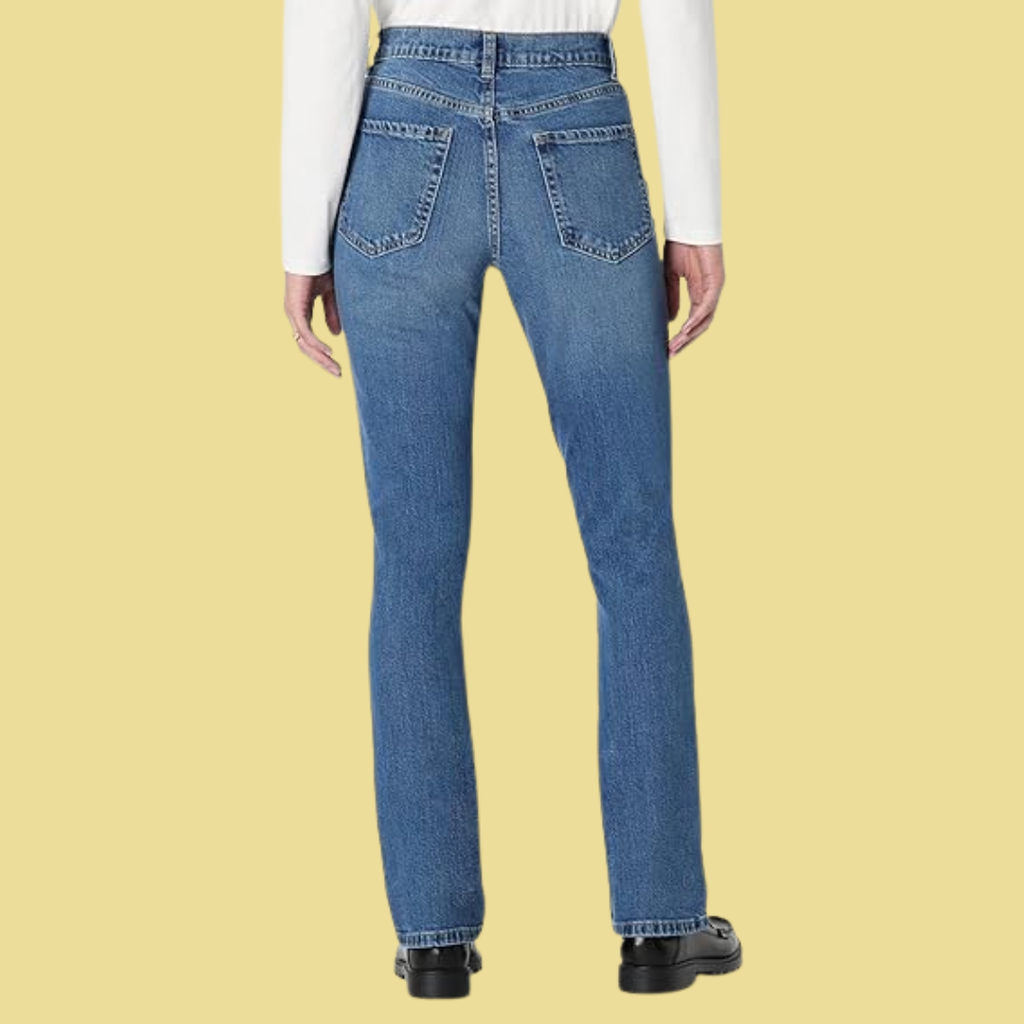 Greta – Gerade Jeans in Hellblau