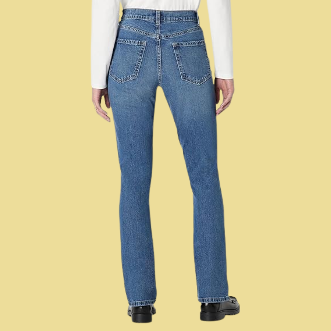Greta – Gerade Jeans in Hellblau