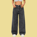 Amelie – Weite Jeans in Anthrazit